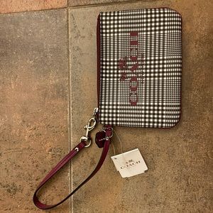 Vintage Coach Plaid Wallet.